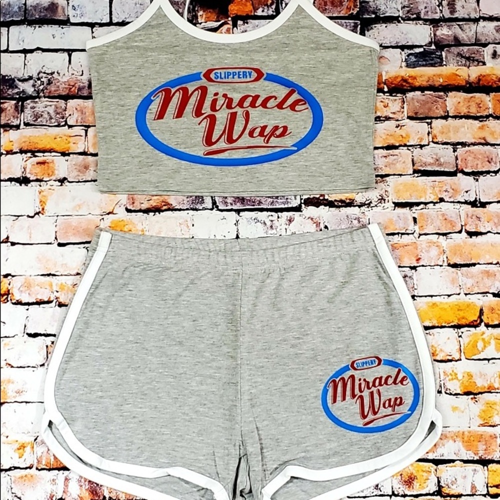 MIRACLE WAP CROP TOP SET